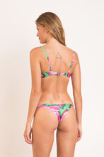 Load image into Gallery viewer, Model Back: Rio De Sol Top Top Parrots Bandeau-Crispy