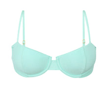 Load image into Gallery viewer, Product Front: Rio De Sol Top Top Malibu-Menta Balconet