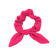 Load image into Gallery viewer, Product Front: Rio De Sol Hair Accessory Dots-Virtual-Pink Scrunchie
