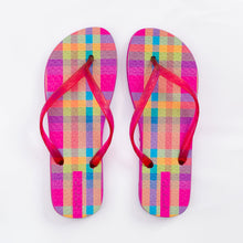 Load image into Gallery viewer, Product Front: Rio De Sol Flip-Flop Tulip-Garden Slim