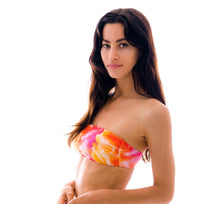 Load image into Gallery viewer, Image 08: Rio De Sol Top Top Tiedye-Red Bandeau-Reto