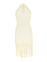 Load image into Gallery viewer, Product Front: Rio De Sol Midi Dress Offwhite Serena Dress