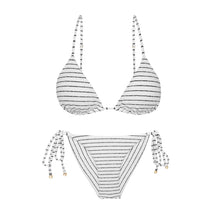 Load image into Gallery viewer, Product Front: Rio De Sol Set Set Linea-White Lia Cheeky-Tie