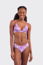 Load image into Gallery viewer, Model Front: Rio De Sol Set Set Trail-Purple Tri-Fixo Baobi-Cheeky