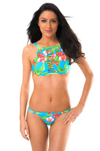 Load image into Gallery viewer, Image 05: Rio De Sol Top Soutien Aloha Cropped Tiras