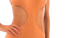 Load and play video in Gallery viewer, Video: Rio De Sol One-Piece Rose Body Decote