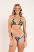 Load image into Gallery viewer, Model Front: Rio De Sol Bottom Bottom Flair Cheeky-Tie