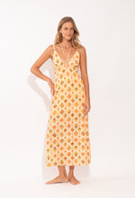 Load image into Gallery viewer, Model Front: Rio De Sol Maxi Dresses Mosaico Saida Yara
