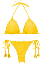Load image into Gallery viewer, Product Front: Rio De Sol Set Set Uv-Melon Tri Frufru-Fio