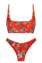 Load image into Gallery viewer, Product Front: Rio De Sol Set Set Wildflowers Bra-Sport Lisboa