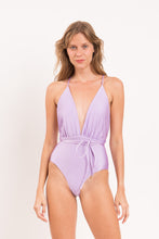 Load image into Gallery viewer, Model Front: Rio De Sol One-Piece Shimmer-Harmonia New Vegas
