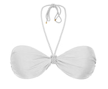 Load image into Gallery viewer, Product Front: Rio De Sol Top Top Shimmer-White Twist