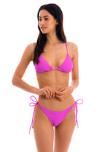 Load image into Gallery viewer, Model Front: Rio De Sol Top Top St-Tpz-Pink Tri-Inv