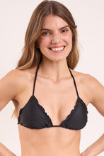 Load image into Gallery viewer, Gallery: Rio De Sol Top Top Touch-Black Frufru
