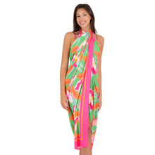 Load image into Gallery viewer, Gallery: Rio De Sol Pareo Green Bloom Canga
