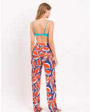 Load image into Gallery viewer, Image 07: Rio De Sol Beach Trousers Leaves Wide Pants
