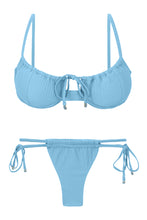 Load image into Gallery viewer, Product Front: Rio De Sol Set Set Dots-Sky Balconet-Tie Pipa
