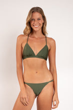 Load image into Gallery viewer, Model Front: Rio De Sol Bottom Bottom Shimmer-Croco Cheeky-Noa
