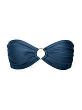 Load image into Gallery viewer, Product Front: Rio De Sol Top Top Shimmer-Shark Mavi
