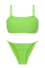 Load image into Gallery viewer, Product Front: Rio De Sol Set Set Lemon Bandeau-Reto Cheeky-Fixa
