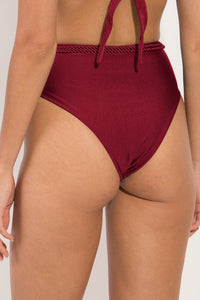 Bottom Shimmer-Divino Belted-High-Waist