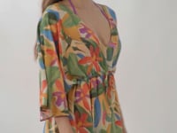 Load and play video in Gallery viewer, Video: Rio De Sol Beach Dresses Tropical Kaftan Bel
