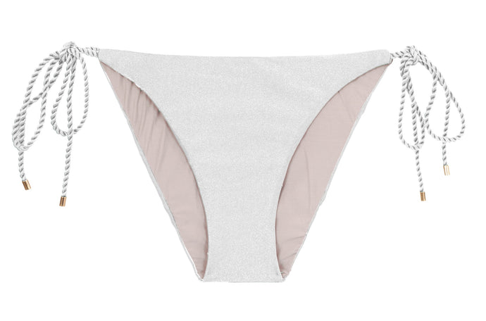 Product Front: Rio De Sol Bottom Bottom Shimmer-White Ibiza-Rope