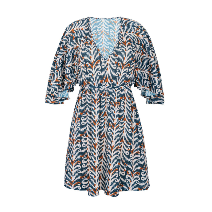 Product Front: Rio De Sol Mini Dress Ikat Mini Dress