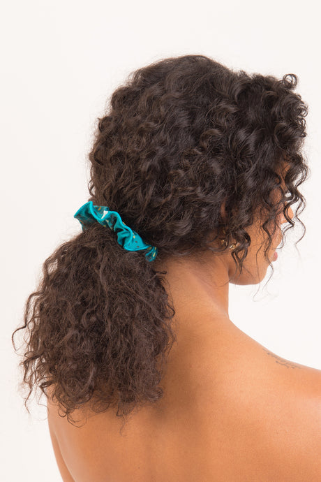 Model Front: Rio De Sol Hair Accessory Rain Scrunchie