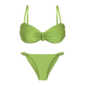 Product Front: Rio De Sol Set Set Shimmer-Botanica Bandeau-Crispy Cheeky-Crispy