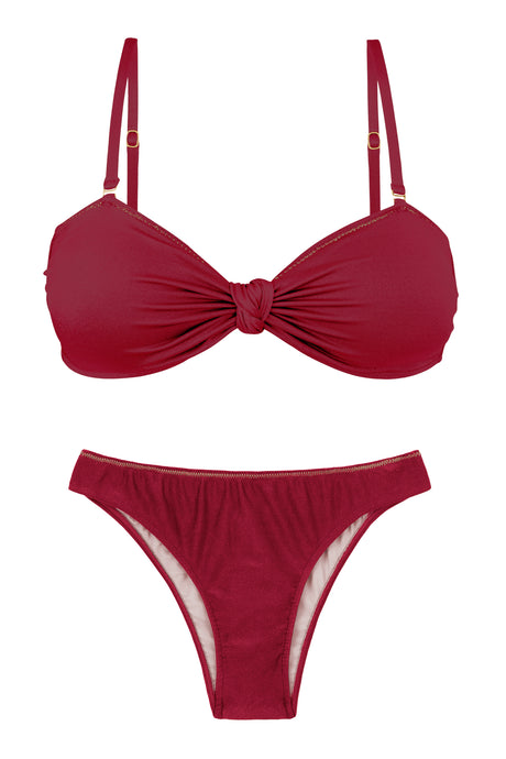 Product Front: Rio De Sol Set Set Shimmer-Divino Bandeau-Joy Essential