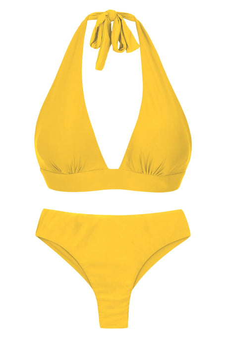 Product Front: Rio De Sol Set Set Sunflower Halter-Cos Ciao