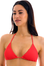 Load image into Gallery viewer, Gallery: Rio De Sol Top Top Cotele-Tomate Tri-Inv
