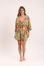Load image into Gallery viewer, Model Front: Rio De Sol Beach Dresses Tropical Kaftan Bel
