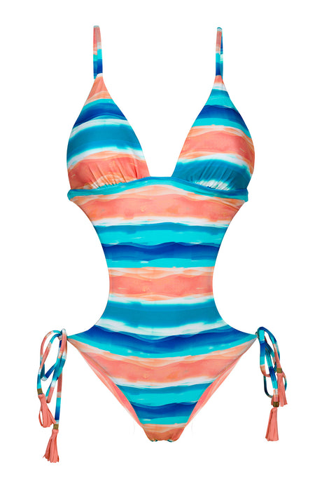 Product Front: Rio De Sol One-Piece Upbeat Trikini Comfort