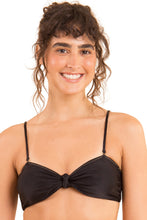 Load image into Gallery viewer, Top Shimmer-Black Bandeau-Joy
