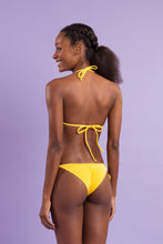 Load image into Gallery viewer, Set Malibu-Yellow Tri-Inv Cheeky-Tie
